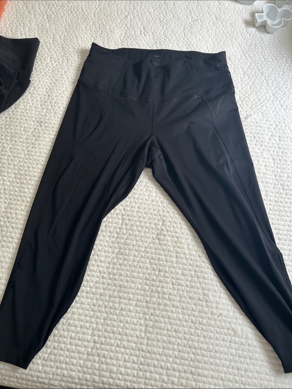 High-Rise Black Performance Leggings for Women